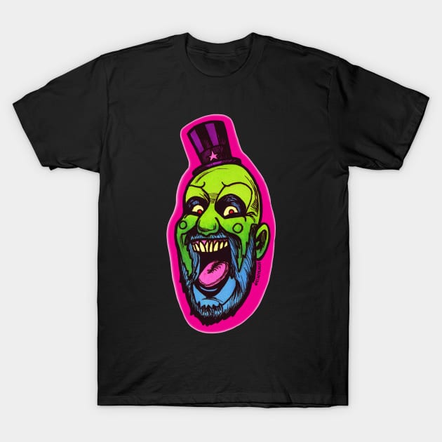 Captain Spaulding T-Shirt by Stacy Kakes